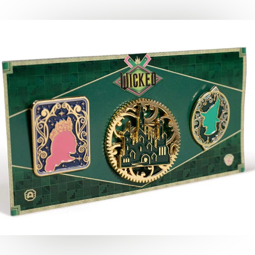 Wicked X Alamo drafthouse Collectible Enamel Pin Set